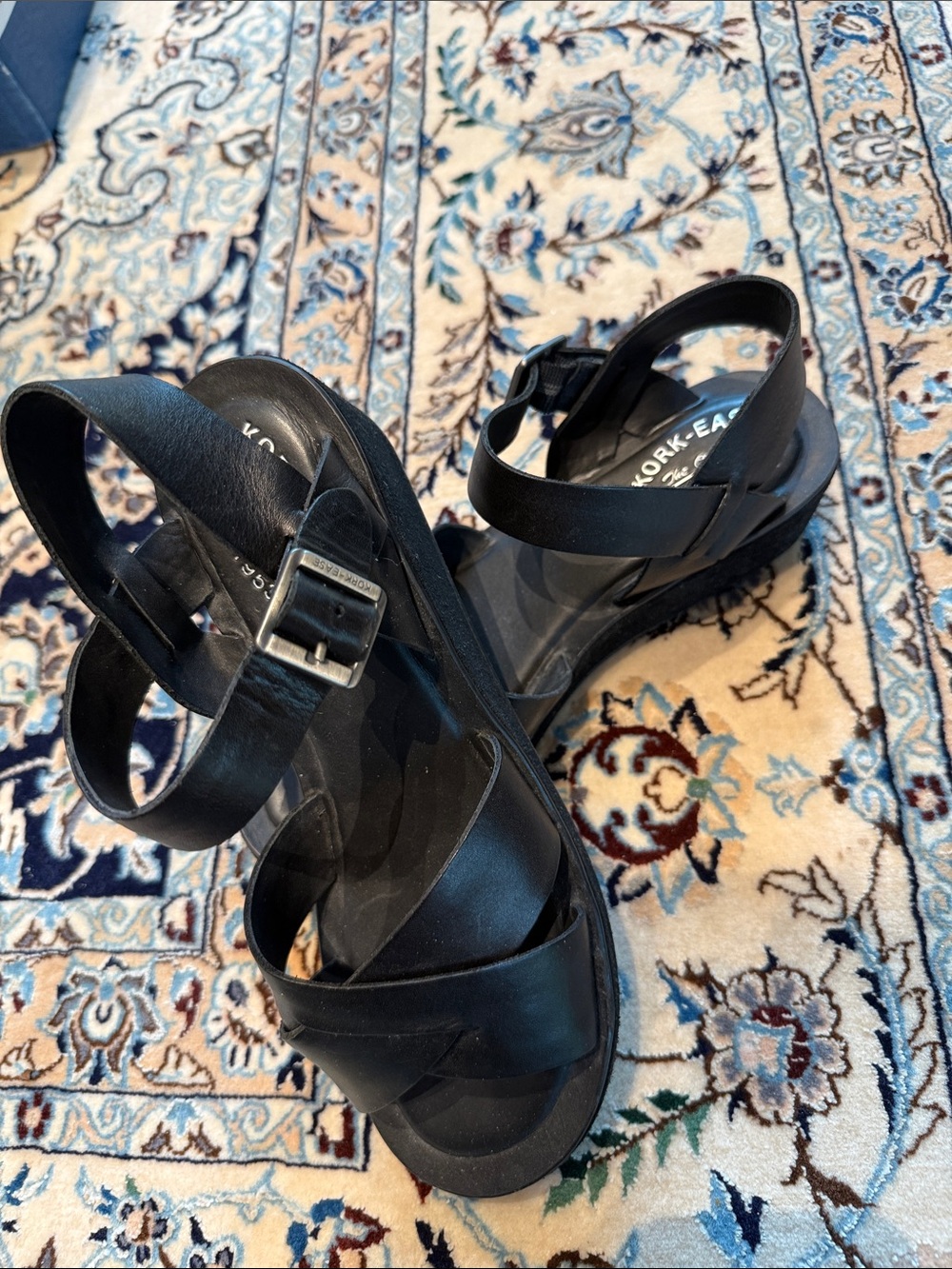 Kork-Ease New Black Sandals 9M - Picture 7 of 8